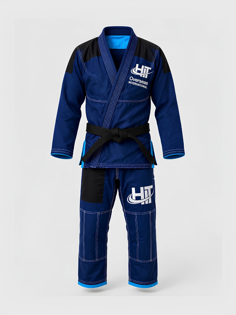 Custom Royal Blue & Black Brazilian Jiu-Jitsu (BJJ) Gi Uniform Set