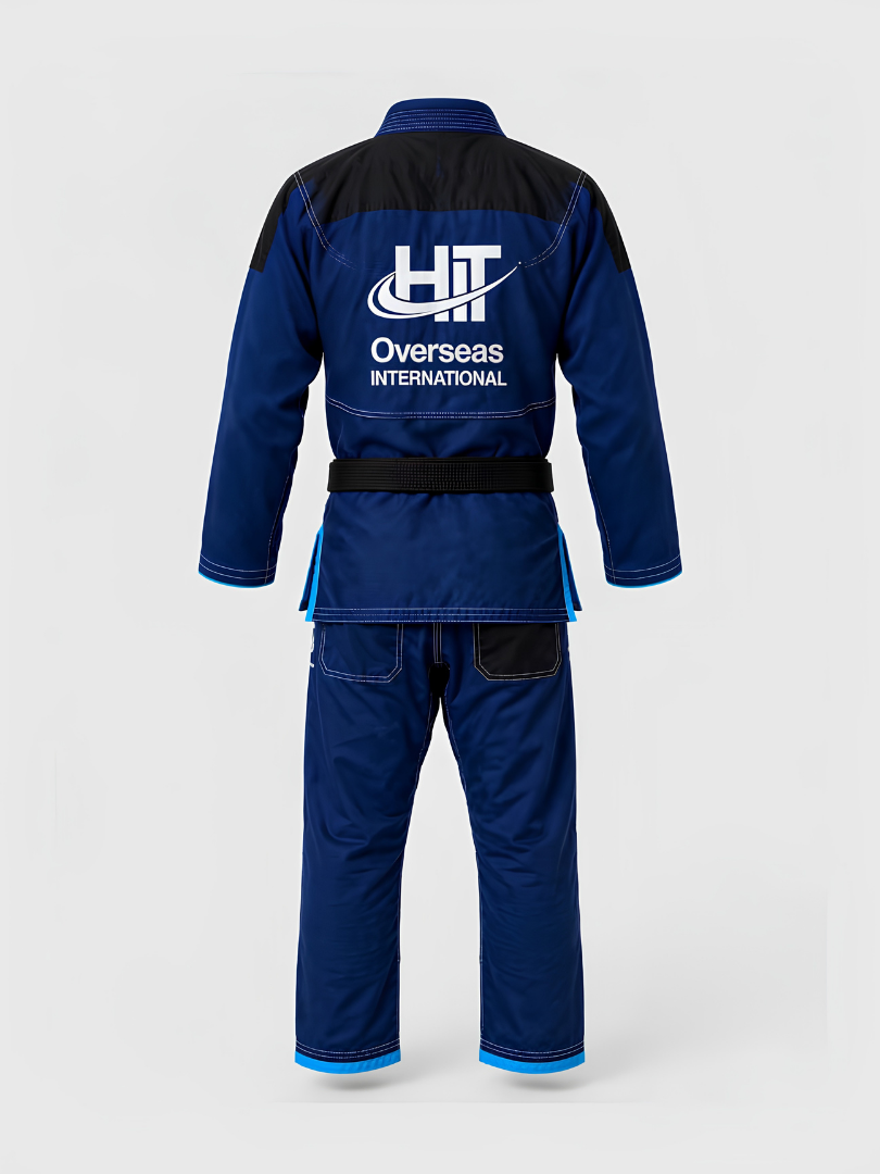 Custom Royal Blue & Black Brazilian Jiu-Jitsu (BJJ) Gi Uniform Set - Image 2